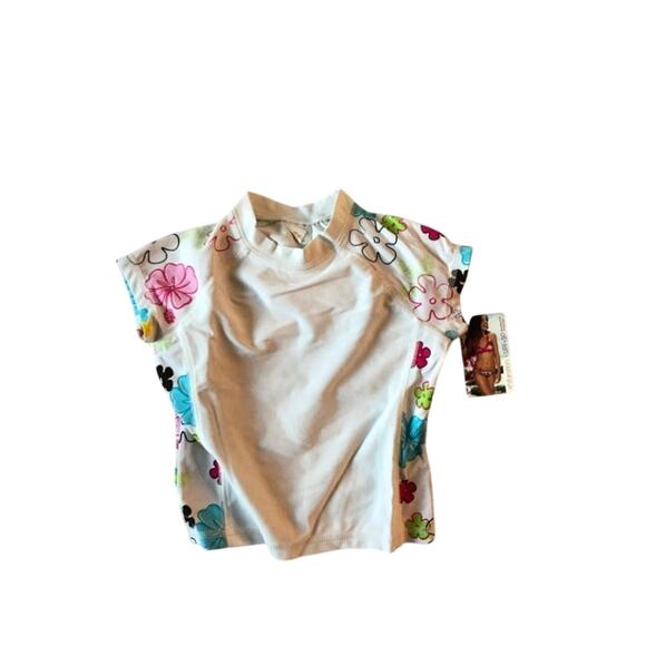 xHilaration Lycra Girl's Swim Top - Picture 1 of 4